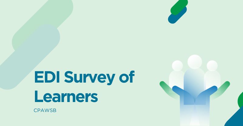 CPAWSB EDI Survey: Insights from Our Learners An illustration featuring people icon being lifted with two hands. The overset text reads, "EDI Survey of Learners CPAWSB".